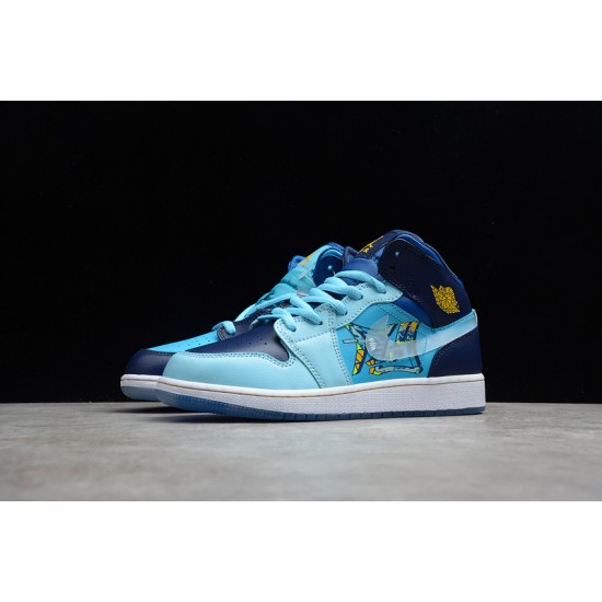 Jordan 1 Retro Mid Fly BV7446-400 Basketball Shoes