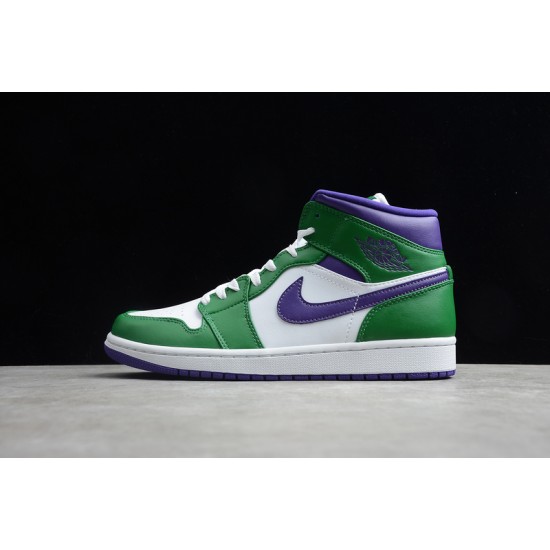 Jordan 1 Retro Mid Hulk 554724-300 Basketball Shoes