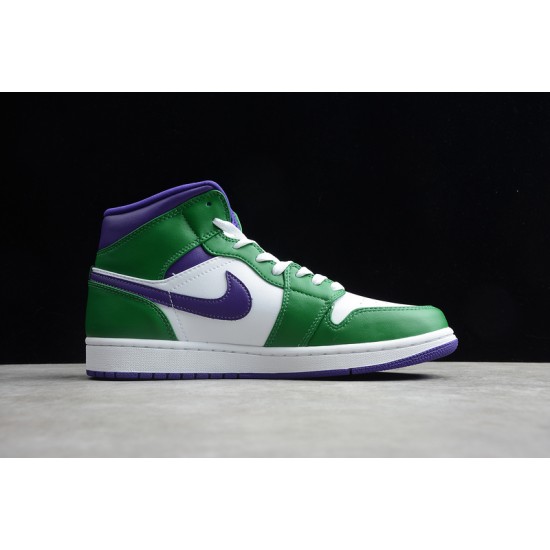 Jordan 1 Retro Mid Hulk 554724-300 Basketball Shoes