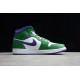 Jordan 1 Retro Mid Hulk 554724-300 Basketball Shoes