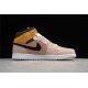 Jordan 1 Retro Mid Particle Beige DD2224-200 Basketball Shoes