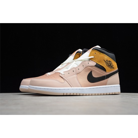 Jordan 1 Retro Mid Particle Beige DD2224-200 Basketball Shoes