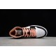 Jordan 1 Retro Mid Peach Mocha DH0210-100 Basketball Shoes