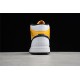 Jordan 1 Retro Mid Perforated - White University Gold BQ6472-107 Basketball Shoes