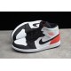 Jordan 1 Retro Mid Red Black Toe 852542-100 Basketball Shoes