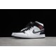 Jordan 1 Retro Mid Reverse Black Toe BQ6472-101 Basketball Shoes