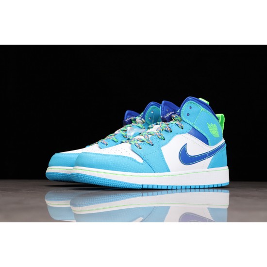 Jordan 1 Retro Mid Sprite DA8010-400 Basketball Shoes