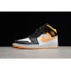 Jordan 1 Retro Mid White Laser Orange CV5276-107 Basketball Shoes