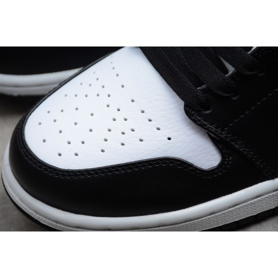 Jordan 1 Retro Mid White Shadow 554724-073 Basketball Shoes