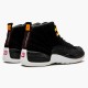 Air Jordan 12 Retro Reverse Taxi Mens AJ12 130690 017 BlackGold White