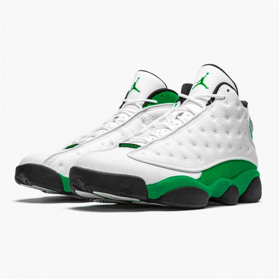 Air Jordan 13 Retro Lucky Green Mens WhiteBlack Lucky Green DB6537 113 AJ13