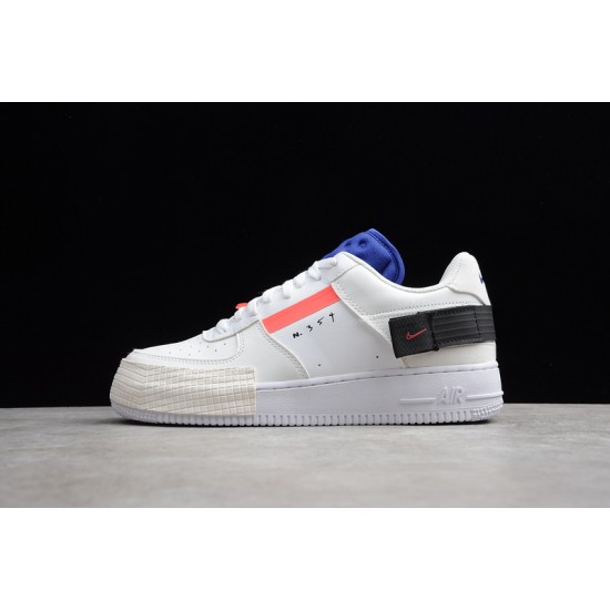 Nike Air Force 1 Low Drop Type Summit White --CI0054-100 Casual Shoes Unisex