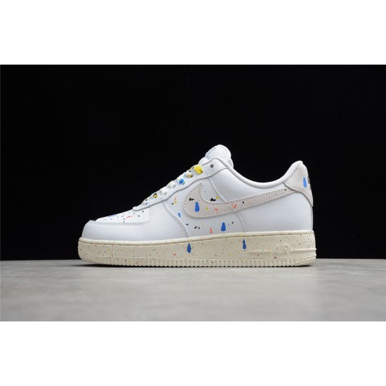 Nike Air Force 1 Low Paint Splatter --CZ0339-100 Casual Shoes Unisex