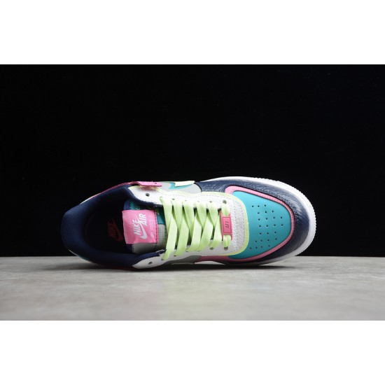 Nike Air Force 1 Low Shadow Multi-Color --CK3172-001 Casual Shoes Women