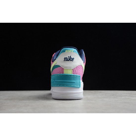 Nike Air Force 1 Low Shadow Multi-Color --CK3172-001 Casual Shoes Women