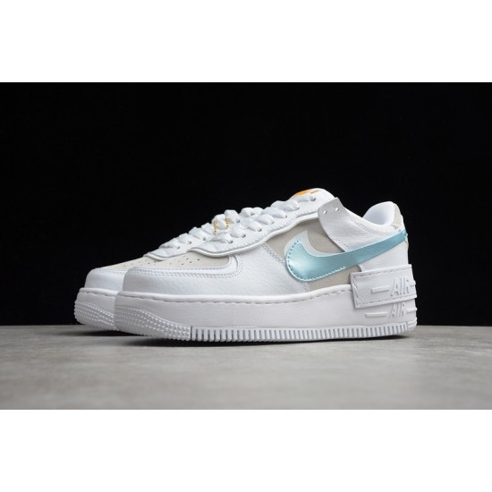 Nike Air Force 1 Low Shadow White Glacier Ice --DA4286-100 Casual Shoes Women