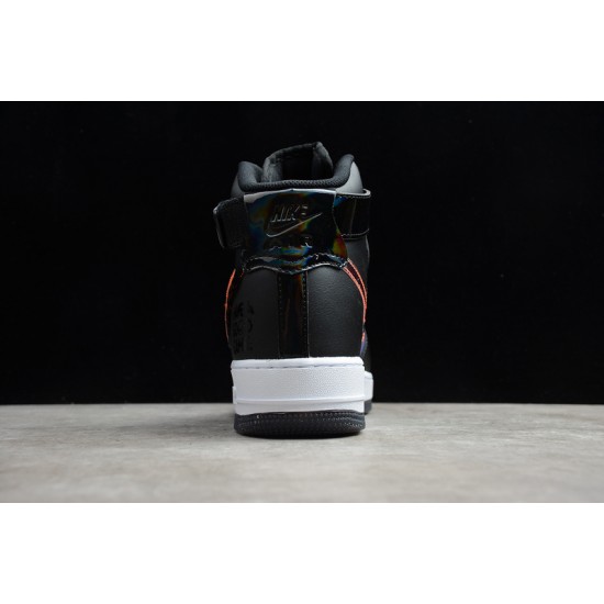 Nike Air Force 1 Mid Black Blue --DC0831-101 Casual Shoes Unisex