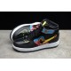 Nike Air Force 1 Mid Black Blue --DC0831-101 Casual Shoes Unisex