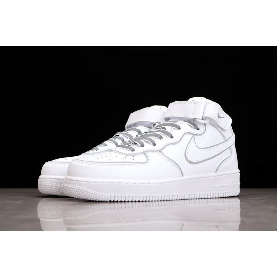 Nike Air Force 1 Mid Black White --369733-809 Casual Shoes Unisex