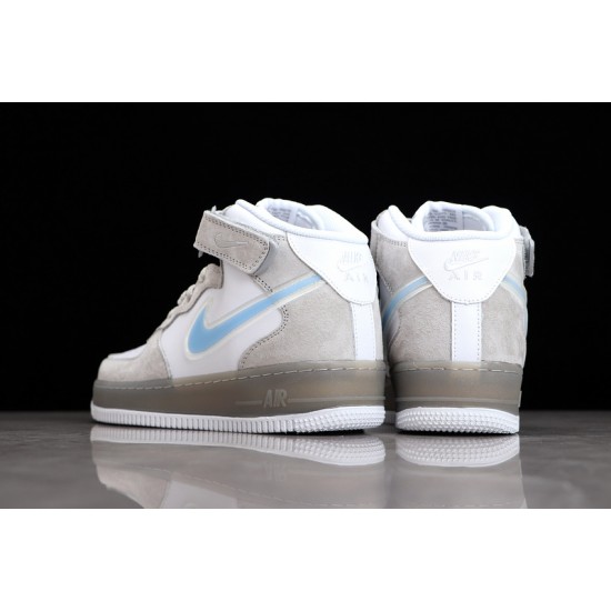 Nike Air Force 1 Mid Blue Gray --BQ9925-102 Casual Shoes Unisex