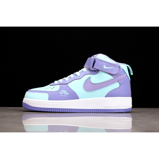 Nike Air Force 1 Mid Blue Purple --CV3039-107 Casual Shoes Unisex