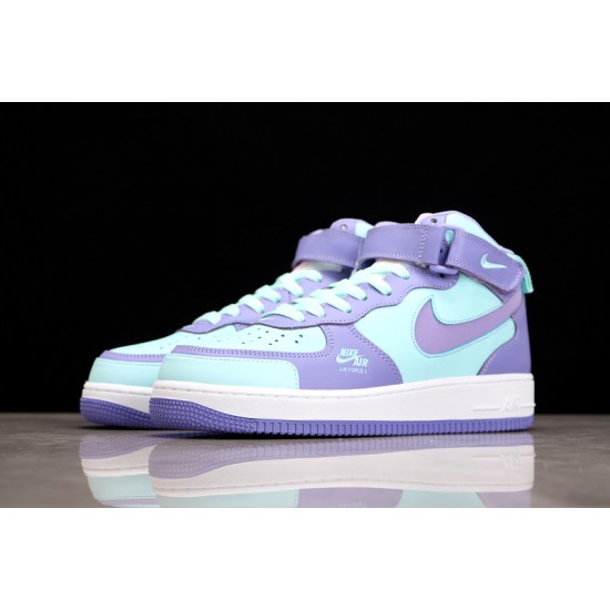 Nike Air Force 1 Mid Blue Purple --CV3039-107 Casual Shoes Unisex