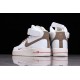 Nike Air Force 1 Mid Brown White --808788-995 Casual Shoes Unisex