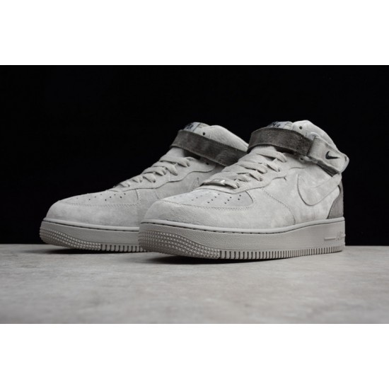 Nike Air Force 1 Mid Gray --807618-200 Casual Shoes Unisex