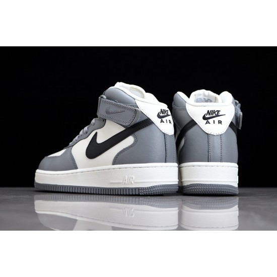 Nike Air Force 1 Mid Gray Black --AQ3778-994 Casual Shoes Unisex