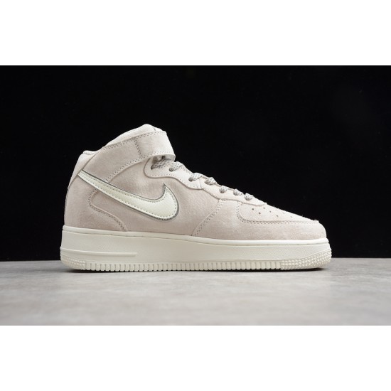 Nike Air Force 1 Mid Gray White --315121-048 Casual Shoes Unisex