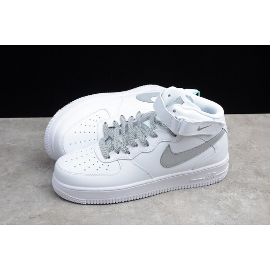 Nike Air Force 1 Mid Static Refective --366731-606 Casual Shoes Unisex