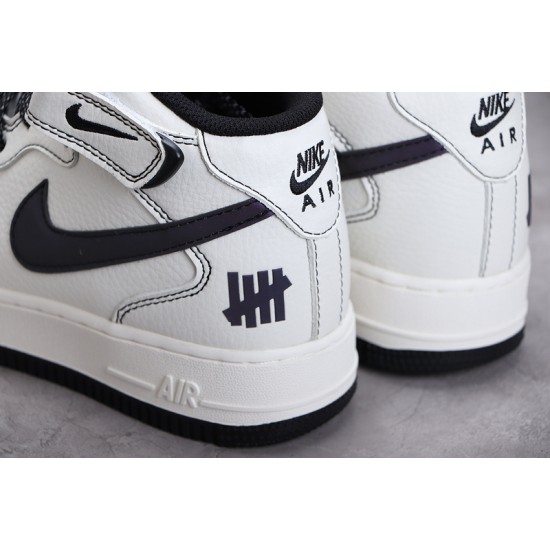 Nike Air Force 1 Mid Undefeated X Black White --CJ6690-100 Casual Shoes Unisex