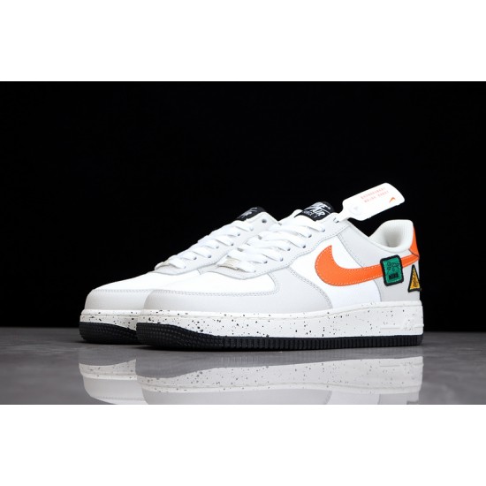 Nike Air Force 1 Low Orange White ——DO4657-081 Casual Shoes Unisex