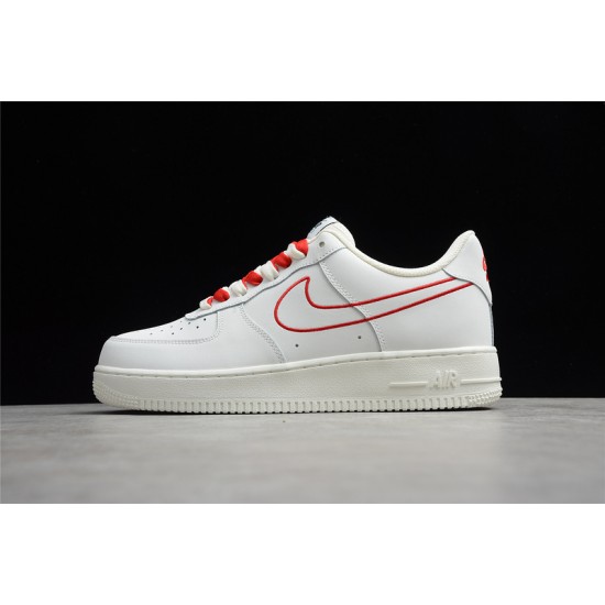 Nike Air Force 1 Low Red White —— CL6326-108 Casual Shoes Unisex