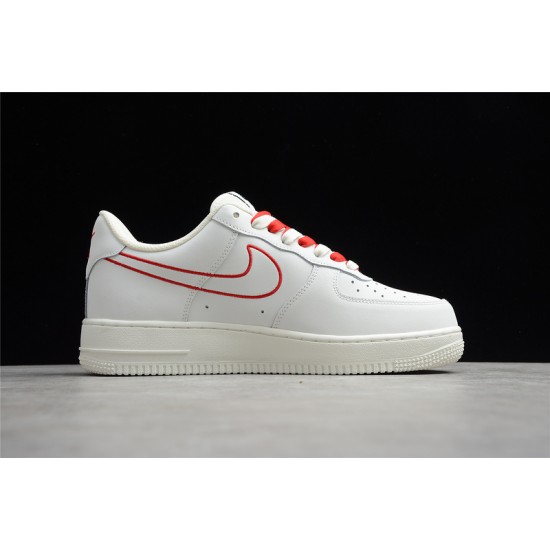 Nike Air Force 1 Low Red White —— CL6326-108 Casual Shoes Unisex