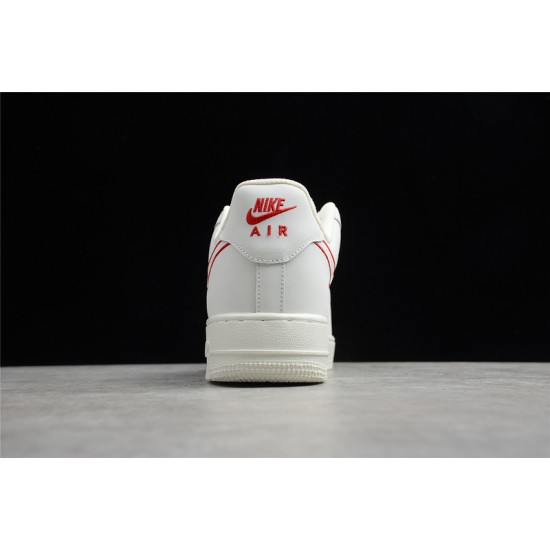 Nike Air Force 1 Low Red White —— CL6326-108 Casual Shoes Unisex