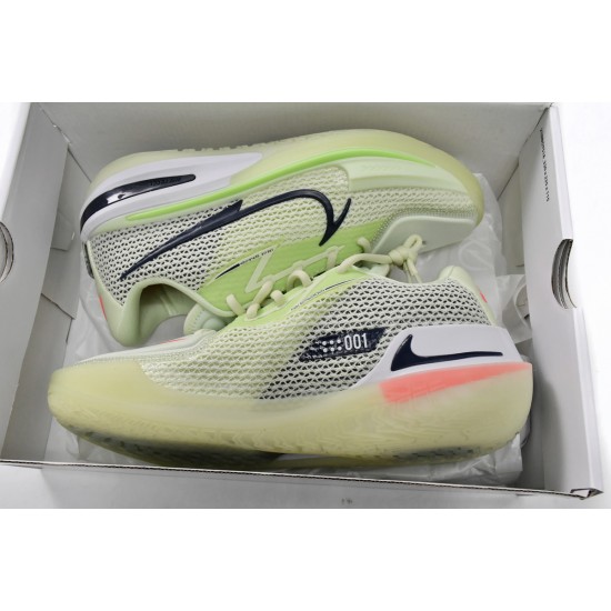 Nike Air Zoom G.T. Cut White Laser Lce Green CZ0176-300 Sport Shoes