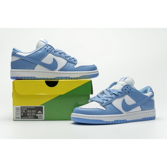 Nike SB Dunk Low Pro White Blue