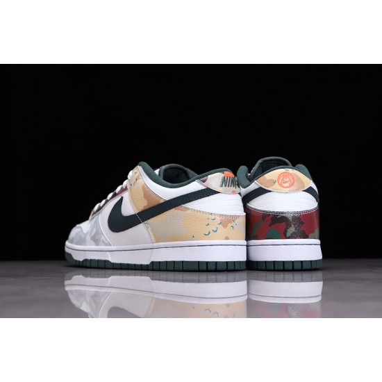 Nike SB Dunk Low Sail Multi-Camo --DH0957-100 Casual Shoes Unisex