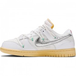 Off-White x Dunk Low "Lot 01 Of 50" DM1602 127 Leather Shoes