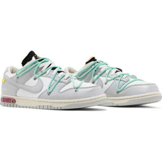 Off-White x Dunk Low Lot 04 Of 50 DM1602 114 Leather Shoes