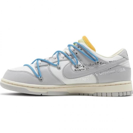 Off-White x Dunk Low Lot 05 Of 50 DM1602 113 Leather Shoes