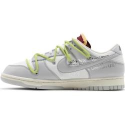 Off-White x Dunk Low "Lot 08 Of 50" DM1602 106 Leather Shoes