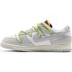 Off-White x Dunk Low Lot 08 Of 50 DM1602 106 Leather Shoes