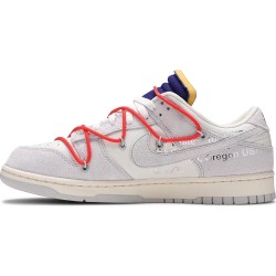 Off-White x Dunk Low "Lot 13 Of 50" DJ0950 110 Suede Shoes