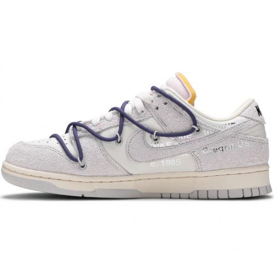 Off-White x Dunk Low Lot 18 Of 50 DJ0950 112 Suede Shoes