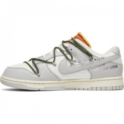 Off-White x Dunk Low "Lot 22 Of 50" DM1602 124 Leather Shoes