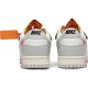 Off-White x Dunk Low Lot 22 Of 50 DM1602 124 Leather Shoes