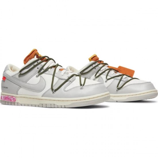 Off-White x Dunk Low Lot 22 Of 50 DM1602 124 Leather Shoes