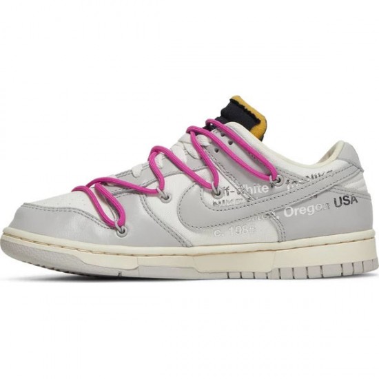 Off-White x Dunk Low Lot 30 Of 50 DM1602 122 Leather Shoes